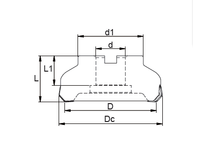 HSNN-Heptagon Face Milling Cutter